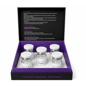 ALURA Eltox Reverse Serum carton open, five 5 ml vials inside