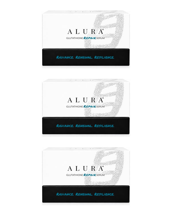 ALURA Glutathione Repair Serum 3-carton pack: three Glutathione Repair Serum cartons